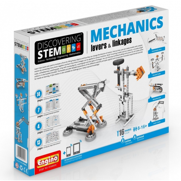 Set de constructie Engino -Stem Mechanics:Levers & Linkages