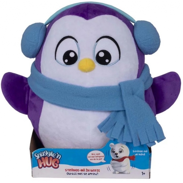 Jucarie de plus interactiva Snuggle and Hug - Pinguin
