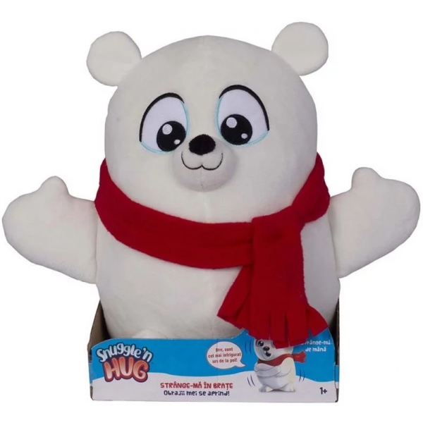 Jucarie de plus interactiva Snuggle and Hug - Urs polar