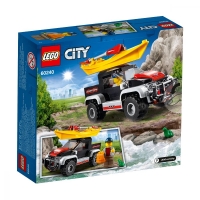 Set de constructie LEGO City-Aventura cu caiacul