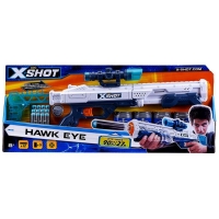 Set pusca X-Shot Hawk Eye cu luneta si 8 proiectile