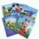 Puzzle burete Mickey - 5 x puzzle ( 9 piese fiecare)