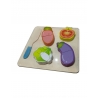 Puzzle din lemn  cu Legume de taiat
