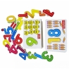 Joc din lemn cartonase cu cifre si semne matematice in format 3D.