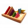 Tangram puzzle din lemn, joc matematic, forme geometrice, educativ, logica si imaginatie