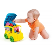 Soft Clemmy - Autobuz Peppa Pig Cu Cuburi