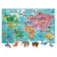 Joc Puzzle Inconjurul Lumii 216 piese Headu