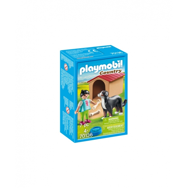 Fetita Cu Catel Si Cusca, Playmobil PM70136
