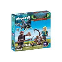 Hiccup, Astrid Si Pui De Dragon, Playmobil PM70040