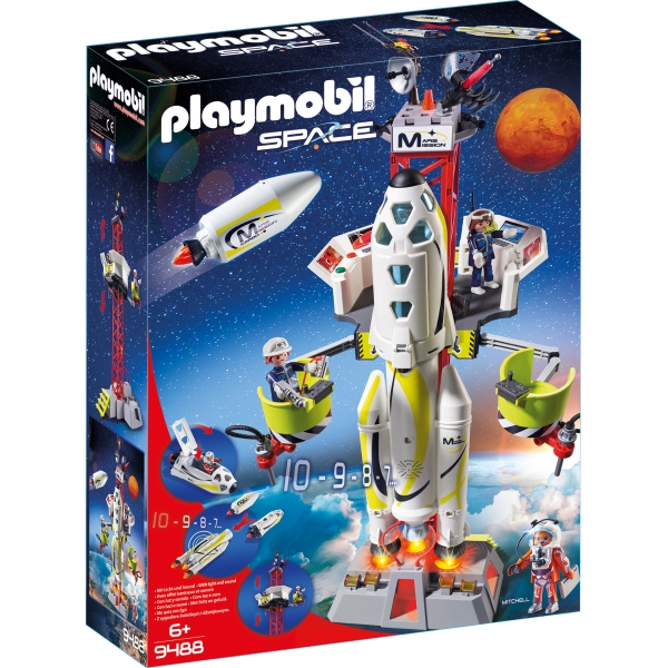 Racheta Spatiala Cu Lansator, Playmobil PM9488