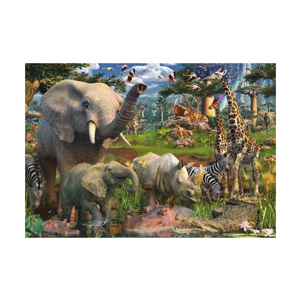 Puzzle Animale In Salbaticie, 18000 Piese