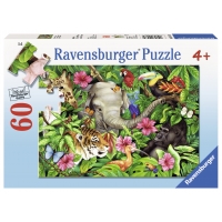 Puzzle Prieteni Tropicali Ravensburger , 60 Piese