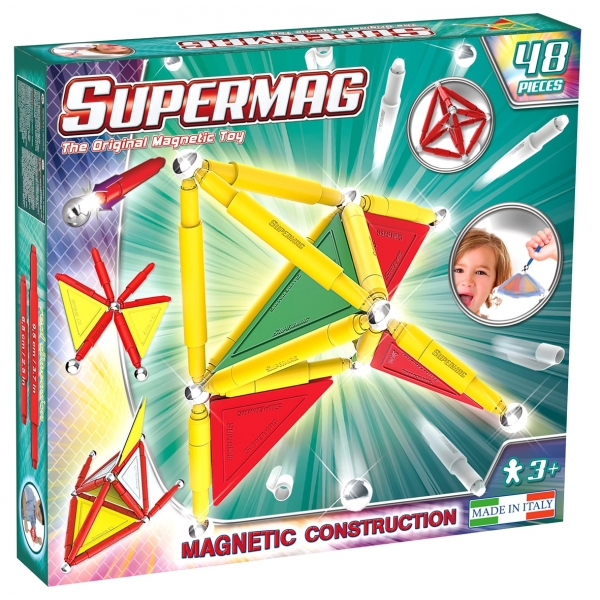 Supermag Primary - Set Constructie 48 Piese