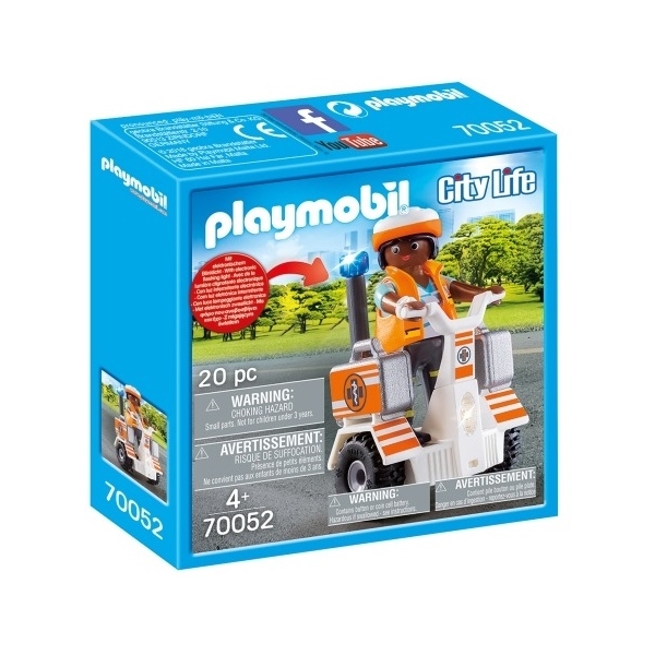 Medic Cu Masina De Echilibru, Playmobil PM70052