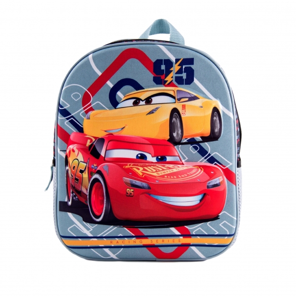 Ghiozdan 12,5" 3D Cars CAS12301