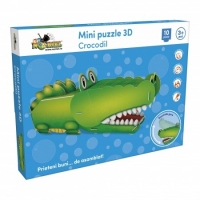 Mini Puzzle 3D NORIEL - Crocodil (10 piese)