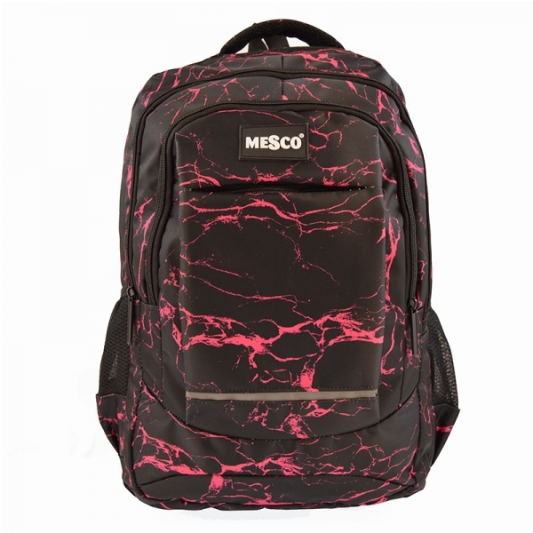 Ghiozdan Mesco 16" Roz Fulger MES201641L