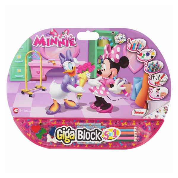 Set pictrura 5 in 1 Gigablok Minnie Mouse