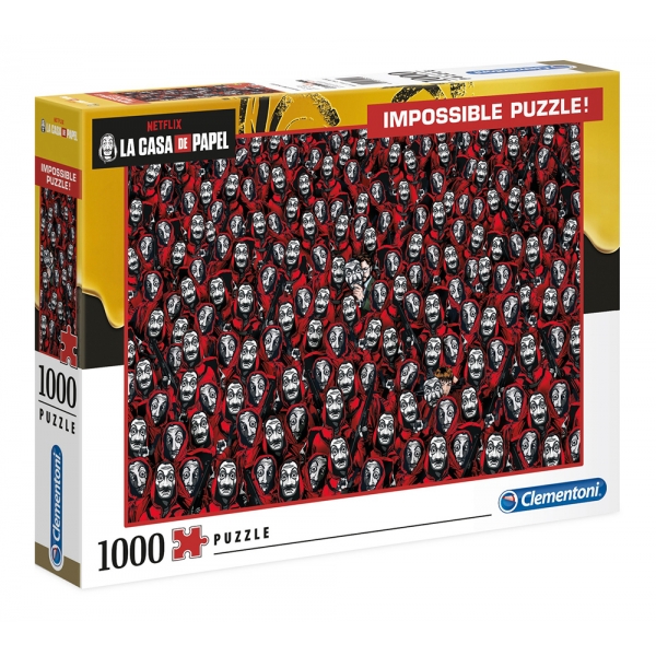 Puzzle 1000 piese Clementoni - Impossible La Casa De Papel
