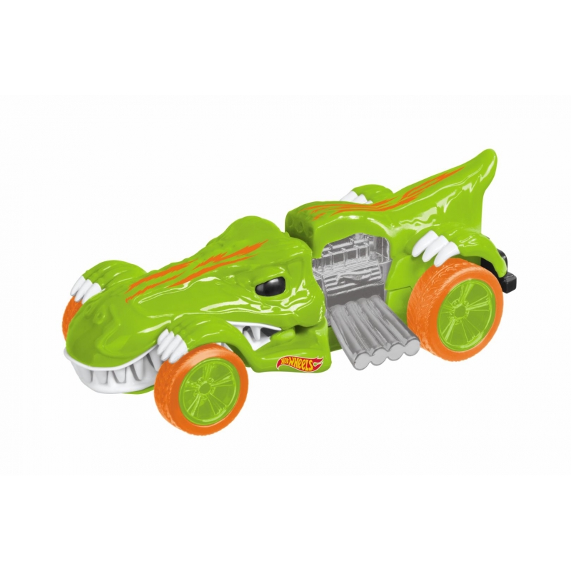 Mașinuță pull back Hot Wheels,TRextroyer verde Brandtoys.ro
