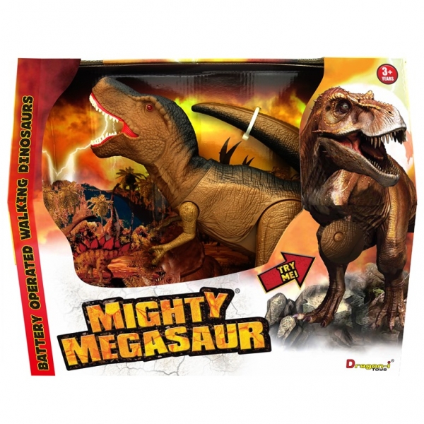 Dinozaur T-rex cu lumini si sunete Megasaur