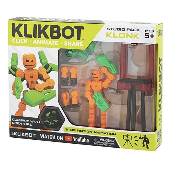 Set de joaca pentru figurine Klikbot S1 - Studio Oranj