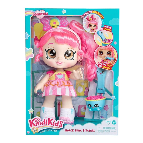Kindi Kids Toddler Doll - Snack Time Friends Donatina