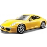 Minimodel Auto Bburago Porsche 911 Carrera S Galben 1:24