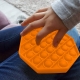 Jucarie senzoriala , Pop It Now, Octogon portocaliu 12.5 cm