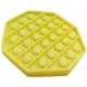 Jucarie senzoriala , Pop It Now, Octogon galben 12.5 cm