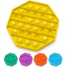 Jucarie senzoriala , Pop It Now, Octogon galben 12.5 cm