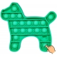 Jucarie antistres Pop It Now, catel Verde 15 cm
