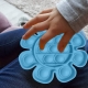 Jucarie senzoriala Push Pop It Now, Floare mov 15 cm