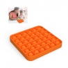 Push Pop It Now din silicon, Patrat Orange15 cm