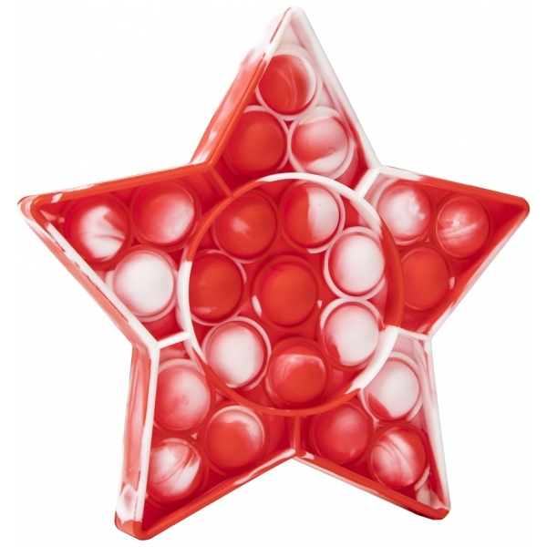 Pop It Now, Stea multicolor RED 12,5 CM