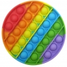Jucarie Pop It Now, Disc Multicolor model nou 12,5 cm