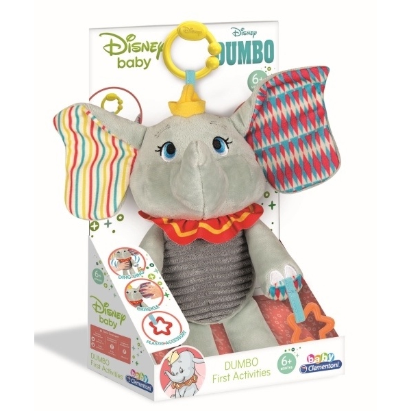 Jucarie Plus Elefantul Dumbo Cu Activitati