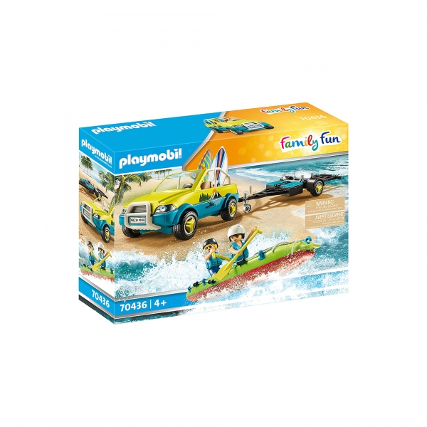 Masina De Plaja Cu Canoe, Playmobil PM70436