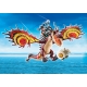 Dragons Cursa Dragonilor: Snotlout Si Hookfang, Playmobil PM70731
