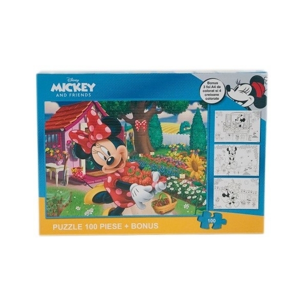 Puzzle 100 piese + Bonus Minnie II