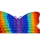 Jucarie sernzoriala - Pop It Now XXL, Fluture Gigant curcubeu