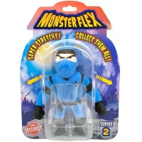Figurina flexibila Monster Flex, S2, Blue Ninja