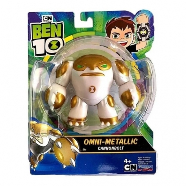 Figurina Ben 10, Metallic Cannonbolt - 12Cm