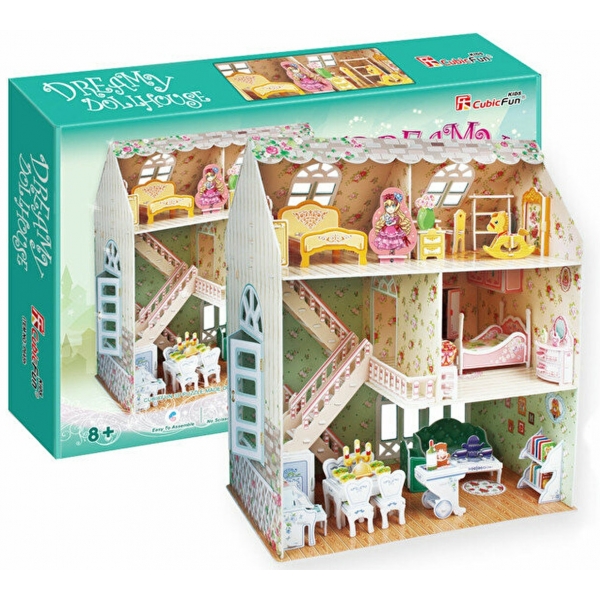 Puzzle 3D Casa de vis a papusilor Cubicfun, 160 de piese