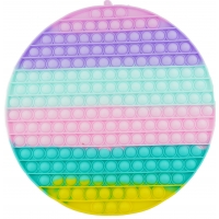 Jucarie senzoriala  Pop It Now Jumbo Cerc  30 cm, multicolor