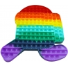 Jucarie Pop It Now, Senzorial, Silicon, Among Us, Urias, 30 cm, Multicolor