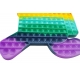 Jucarie Pop It Now, Senzorial, Silicon, Among Us, Urias, 30 cm, Multicolor
