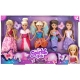 Set de 5 papusi de poveste Sparkle Girlz