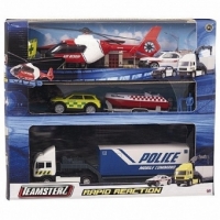 Set vehicule interventie rapida cu accesorii Teamsterz