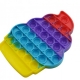 Jucarie Pop it, Inghetata, Multicolor Curcubeu